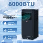 Homcom 8000 Btu Portable Air Conditioner For Room To 172SQ Ft Black. Fixed Price $275.99.
