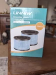 Linniw 2 Pack 4-IN-1 True Hepa Carbon Replacement Filter New Box. Fixed Price $12.00.