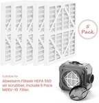 Abestorm MERV-10 Filters For Filteair Hepa 550 Scrubber, Packs. Fixed Price $79.60.