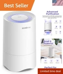 Portable Desktop Air Purifier With True Hepa & Night Light For Clean. Fixed Price $39.99.