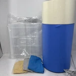 Blueair Pure 411 Purifier White-tested 2 New FILTERS,3 Covers Uv. Fixed Price $74.78.