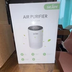 Sejoy AP1220BA-UL Tabletop Air Purifier Ion Pre-filter 4 Speeds Touch White. Fixed Price $30.00.
