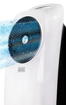 Black+decker 3-IN-1 Evaporative Air Cooler BEAC75 Portable Cooling Fan & Remote. Fixed Price $124.00.
