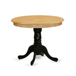 East West Furniture Antique 36" Round Wood Dining Table Oak/black. Fixed Price $211.88.