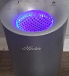 Hunter Tower Air Purifier Gray Accent Light Timer Filter Indicator Speed/sleep. Fixed Price $34.95.