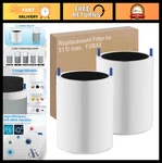 2 Pack H13 True Hepa Filters With Activated Carbon For Blueair 311I Max Purifier. Fixed Price $58.99.