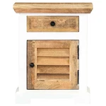Console Table Entryway Side White And Brown Solid Mango Wood Vidaxl. Fixed Price $111.99.