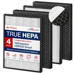 HSP001 True Hepa + Carbon 4-STAGE Filter For Hathaspace HPF01M Purifier. Fixed Price $29.99.