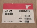 New Genuine Fleetguard AH19053 Air Filter. Fixed Price $35.00.