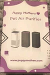 Black New Puppy Mother's Mini Pet Air Purifier. Fixed Price $25.99.