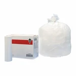 Tough Guy Trash Bag, 30 Gal, Lldpe, Coreless Roll, Clear, Pk 250 46MN23. Fixed Price $27.00.