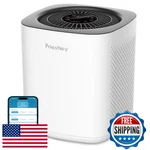 Priestley Air Purifier For Bedroom Home Dorm Up To 1100FT Smart Wifi. Fixed Price $57.42.