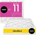 Simply Filters 19X30X1 Merv 11, Mpr 1000, Furnace Hvac Air. Fixed Price $250.79.
