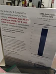 Vollara Air & Surface Pro Purifier, Nasa Technology, New Sealed Model A1040B. Fixed Price $698.00.