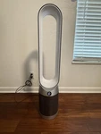 Dyson AM11 Pure Cool Bladeless Tower Fan W/ Remote, Oscillation, Silver/white. Fixed Price $145.00.
