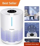 Travel-size H13 Hepa Air Purifier Filters Smoke & Dust, Ideal For Any Space. Fixed Price $83.95.