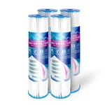 4 Big Blue Pleated Washable (5 Micron) Sediment Filters 20" Housing. Fixed Price $69.99.