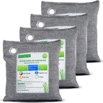 Large Bamboo Charcoal Odor Absorber Bags 4PACK 200G Grey. Fixed Price $19.41.
