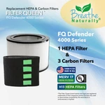 Queen Defender 4000 Series Replacement Hepa + Carbon Pre-filter Bundle. Fixed Price $89.99.