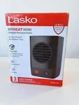 Lasko - 200 Myheat Mini Personal Ceramic Space Heater Black. Fixed Price $19.95.