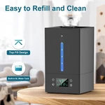 6L Humidifiers For Bedroom Large Home, Cool And Warm Baby Black. Fixed Price $34.99.