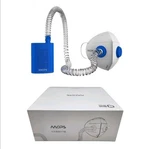 Mops Vida Wearable Air Purifier Respirator Mask System Blue New Factory Sealed. Fixed Price $49.45.