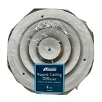 New Accord Ventilation Products 8-INCH Round Ceiling Diffuser Heavy Gauge Steel. Fixed Price $19.99.