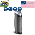 Gray Hepa Air Purifier Tower With Uv-c Light For Allergy Relief And Odor Control. Fixed Price $144.99.