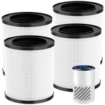 4 Pack KJ067L Replacement Filter For Mooka Air Purifier H13 True Hepa 3-IN-1 Set. Fixed Price $29.67.