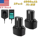 4000MAH 7.2V Battery/charger For Hitachi 325292 EB714S EB712S EB7B EB7G FEB7. Fixed Price $19.89.