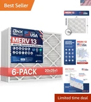 Electrostatic Pleated Air Filters 20X25X1 - Merv 13 Protect From Allergens. Fixed Price $121.49.