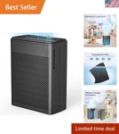 Pet Hair & Dander Purifier - Covers 1500 Sq Ft With Touch Control, Black. Fixed Price $71.49.