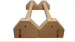 Push Up Bars Stands 1 Pair Wooden Parallettes That Will Not Slip Or Wobble. Fixed Price $24.99.