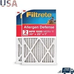 Mpr 1000 Air Filter 3M Pleated Hvac 2-PACK Merv 11 Dust Allergens New. Fixed Price $28.45.