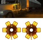 Air Cleaner Led Light 5" Truck Decorative Hex Style AMBER-2PCS. Fixed Price $90.99.