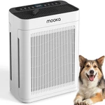 Mooka Air Purifiers For Home Large Room Up To 3000FT Washable Filter Dual Intake. Fixed Price $94.00.