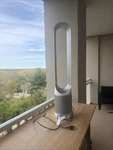 Dyson AM11 Pure Tower Purifier Fan With Remote White/silver. Fixed Price $139.99.