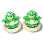 2 Vtg 1990 Hallmark Cards Kiss Me I'm Irish Frog 1.5" Figurine. Fixed Price $6.59.