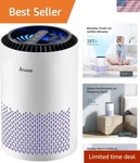 Air Purifier For Smoke, Pollen & Dander - Silent Operation, Programmable Design. Fixed Price $55.99.