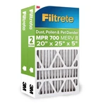 Filtrete 20X25X5 Furnace Air Filter, Mpr 700, Merv 8, Fits Trion Bear. Fixed Price $30.62.