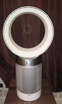 Dyson Pure Cool Tower Hepa Air Purifier Fan, White/silver, Digital Display. Fixed Price $129.99.