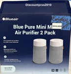 Blueair Pure Mini Max Purifier 2 Pack Compact Hepa Cleaner. Fixed Price $65.00.