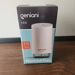 Mini Cool Mist Humidifier 8.45 Ft.oz/ 250ML White Geniani, New Sealed, Free Ship. Fixed Price $25.99.