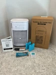 Balko TF06 Mini Portable Air Conditioner, Black, Personal, Desktop Cooler Fan. Fixed Price $19.99.