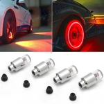 Sporty Red Led Auto Wheel Tire Air Valve Stem Cap Lights Bulbs Accessories. Fixed Price $13.98.