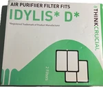 Think Crucial Air Purifier Fits Idylis* D* 2 Filters. Fixed Price $24.99.