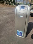 Idylis Tower Air Purifier True Hepa Uv-c, Remote Control, Digital, Silver. Fixed Price $109.00.