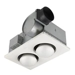 Broan-nutone 164 Type Ic Infrared Two-bulb Ceiling Heater With Fan, 250 Watt. Fixed Price $109.26.