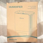 Breezome MG07JS Tabletop Humidifier, Fill, Smart Auto Mode, Black. Fixed Price $40.00.