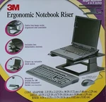 3M - Workspace Solutions LX500 Adjustable Notebook Riser Charcoal Color. Fixed Price $22.00.